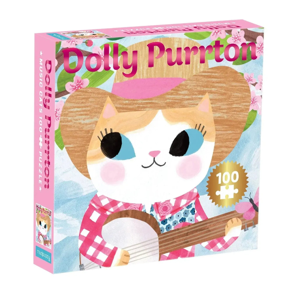 Dolly Purrton Music Cats 100 Piece Jigsaw Puzzle Mudpuppy (ONLINE ORDER ONLY)