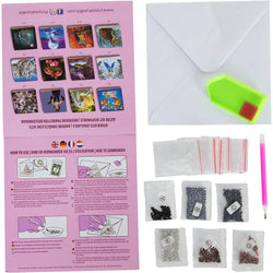 Dolphin Pod Crystal Art Card Kit Craft Buddy (ONLINE ORDER ONLY)