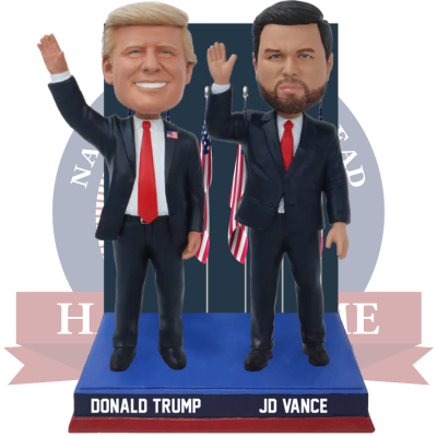 Donald Trump and JD Vance Election Night Victory Dual Bobblehead (Presale) (ONLINE ORDER ONLY)