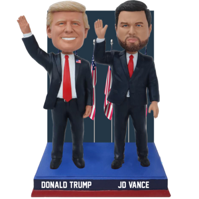 Donald Trump and JD Vance Election Night Victory Dual Bobblehead (Presale) (ONLINE ORDER ONLY)