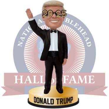 Donald Trump Happy New Year 2025 Bobblehead (Presale) (ONLINE ORDER ONLY)