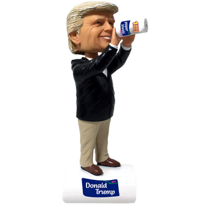 Donald Trump Paper Towel and Prison Bobbleheads (ONLINE ORDER ONLY)