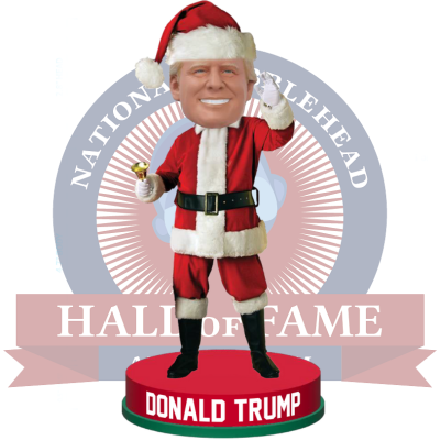 Donald Trump Santa Christmas Bobblehead (Presale) (ONLINE ORDER ONLY)