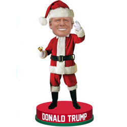 Donald Trump Santa Christmas Bobblehead (Presale) (ONLINE ORDER ONLY)