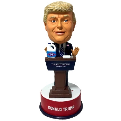 Donald Trump Bible and Bleach Bobbleheads (ONLINE ORDER ONLY)
