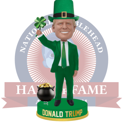 Donald Trump St. Patrick's Day Bobblehead (Presale) (ONLINE ORDER ONLY)
