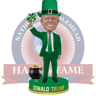 Donald Trump St. Patrick's Day Bobblehead (Presale) (ONLINE ORDER ONLY)