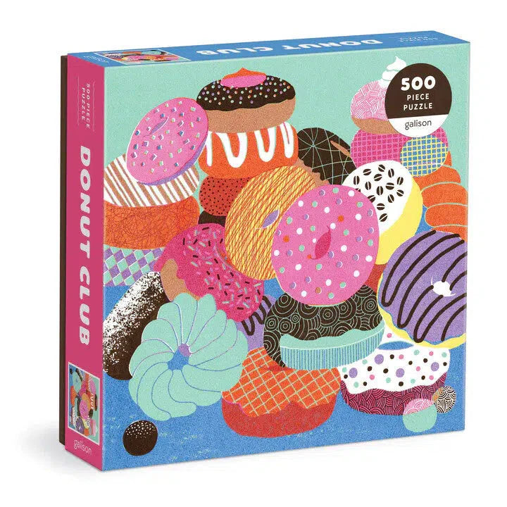 Donut Club 500 Piece Jigsaw Puzzle Galison (ONLINE ORDER ONLY)