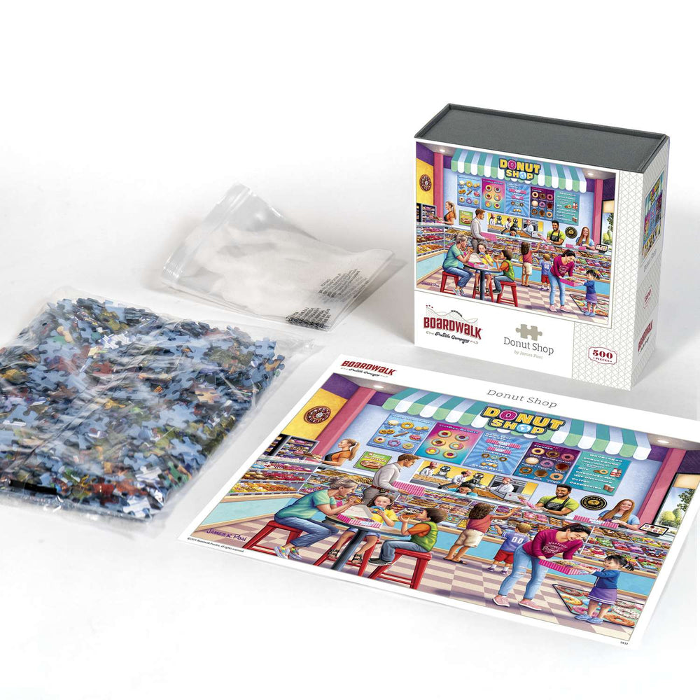 Donut Shop 500 Piece Jigsaw Puzzle Boardwalk (ONLINE ORDER ONLY)