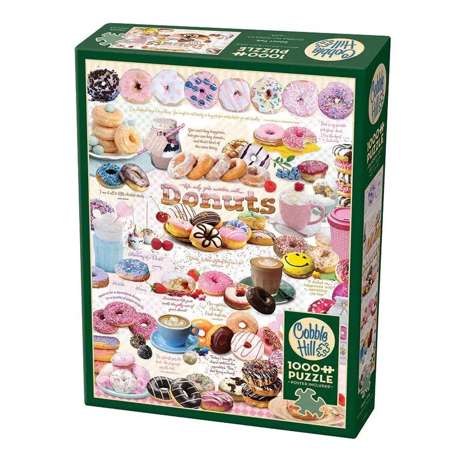 Donut Time 1000 Piece Jigsaw Puzzle Cobble Hill (ONLINE ORDER ONLY)