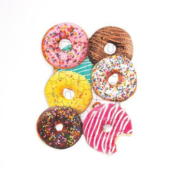 Donuts 24 Piece Mini Shaped Jigsaw Puzzle Paper House (ONLINE ORDER ONLY)