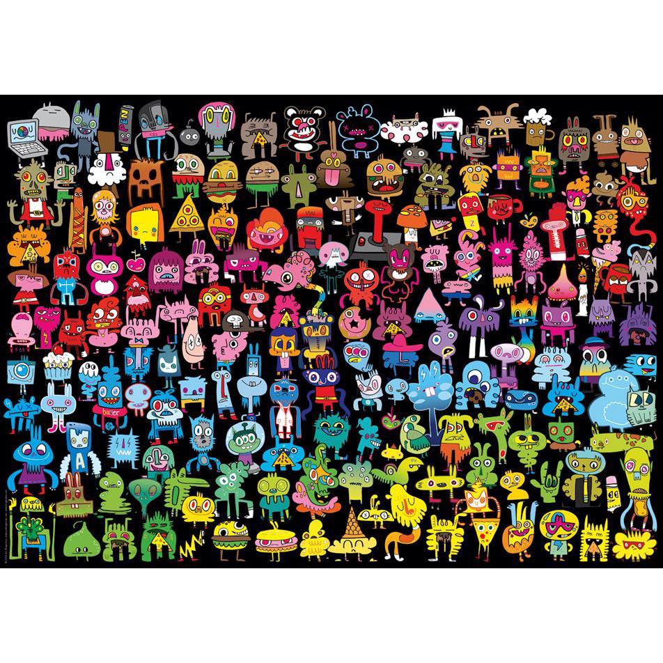 Doodle Rainbow Burgerman 1000 Piece Jigsaw Puzzle Heye (ONLINE ORDER ONLY)