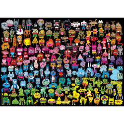 Doodle Rainbow Burgerman 1000 Piece Jigsaw Puzzle Heye (ONLINE ORDER ONLY)
