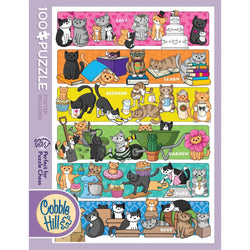 Doodlecat Days 100 Large Piece Jigsaw Puzzle Cobble Hill (ONLINE ORDER ONLY)
