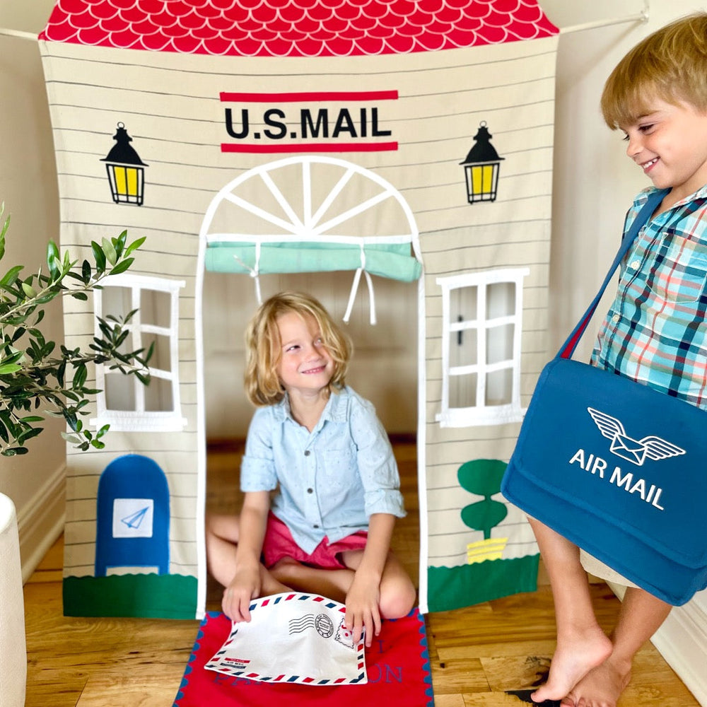 Post Office Doorway Storefront with Mailman's satchel (ONLINE ORDER ONLY)