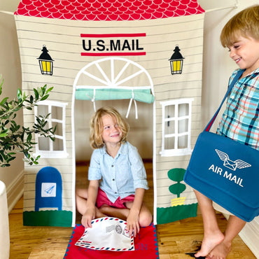 Post Office Doorway Storefront with Mailman's satchel (ONLINE ORDER ONLY)