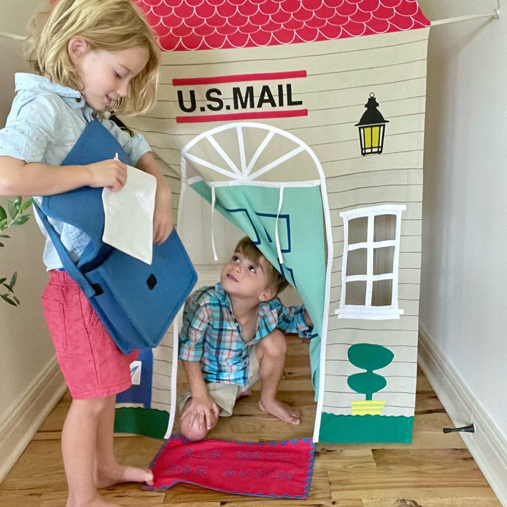 Post Office Doorway Storefront with Mailman's satchel (ONLINE ORDER ONLY)