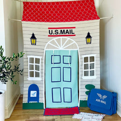Post Office Doorway Storefront with Mailman's satchel (ONLINE ORDER ONLY)