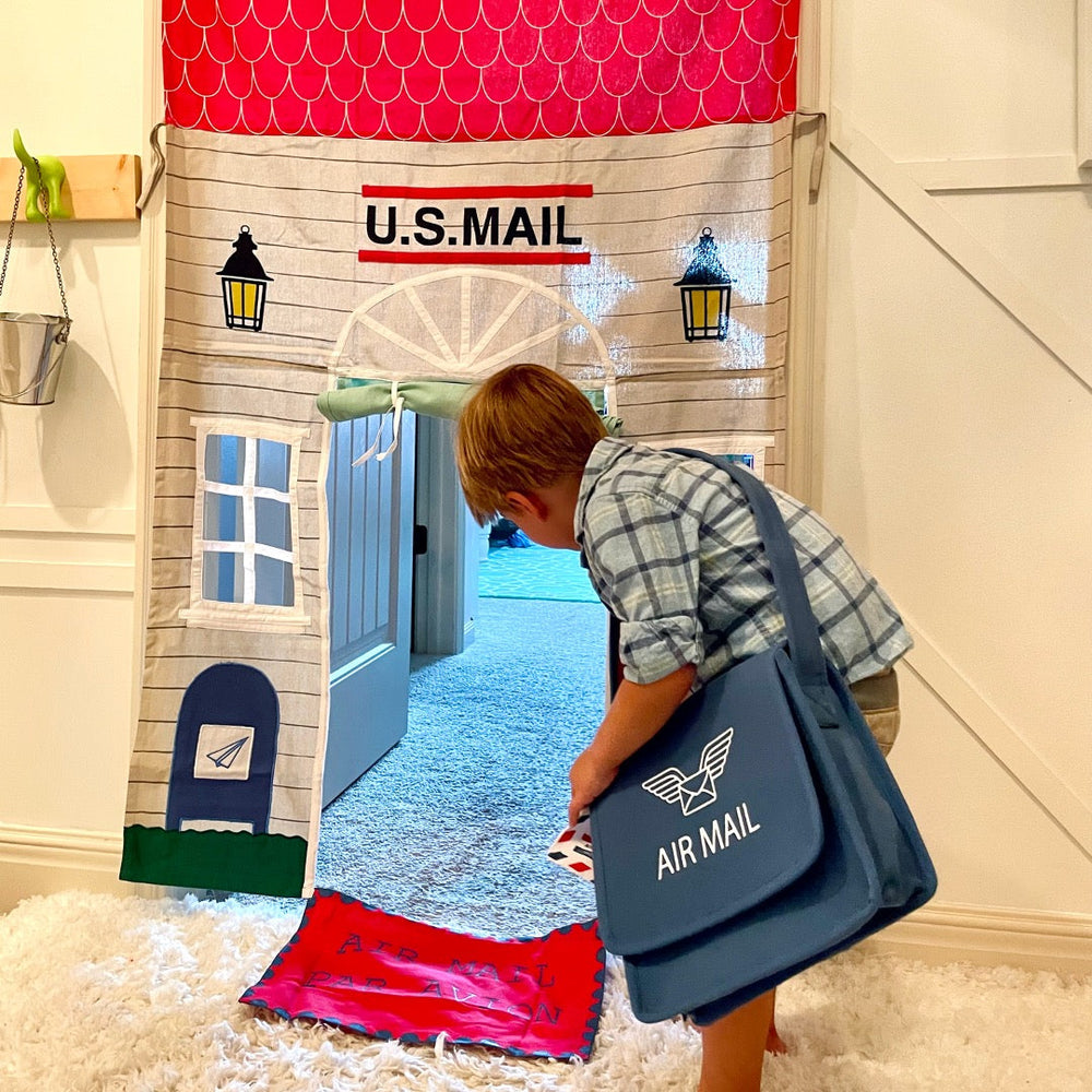 Post Office Doorway Storefront with Mailman's satchel (ONLINE ORDER ONLY)