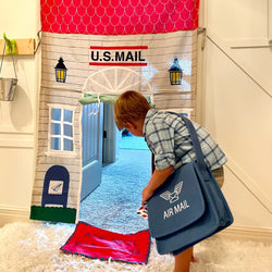 Post Office Doorway Storefront with Mailman's satchel (ONLINE ORDER ONLY)