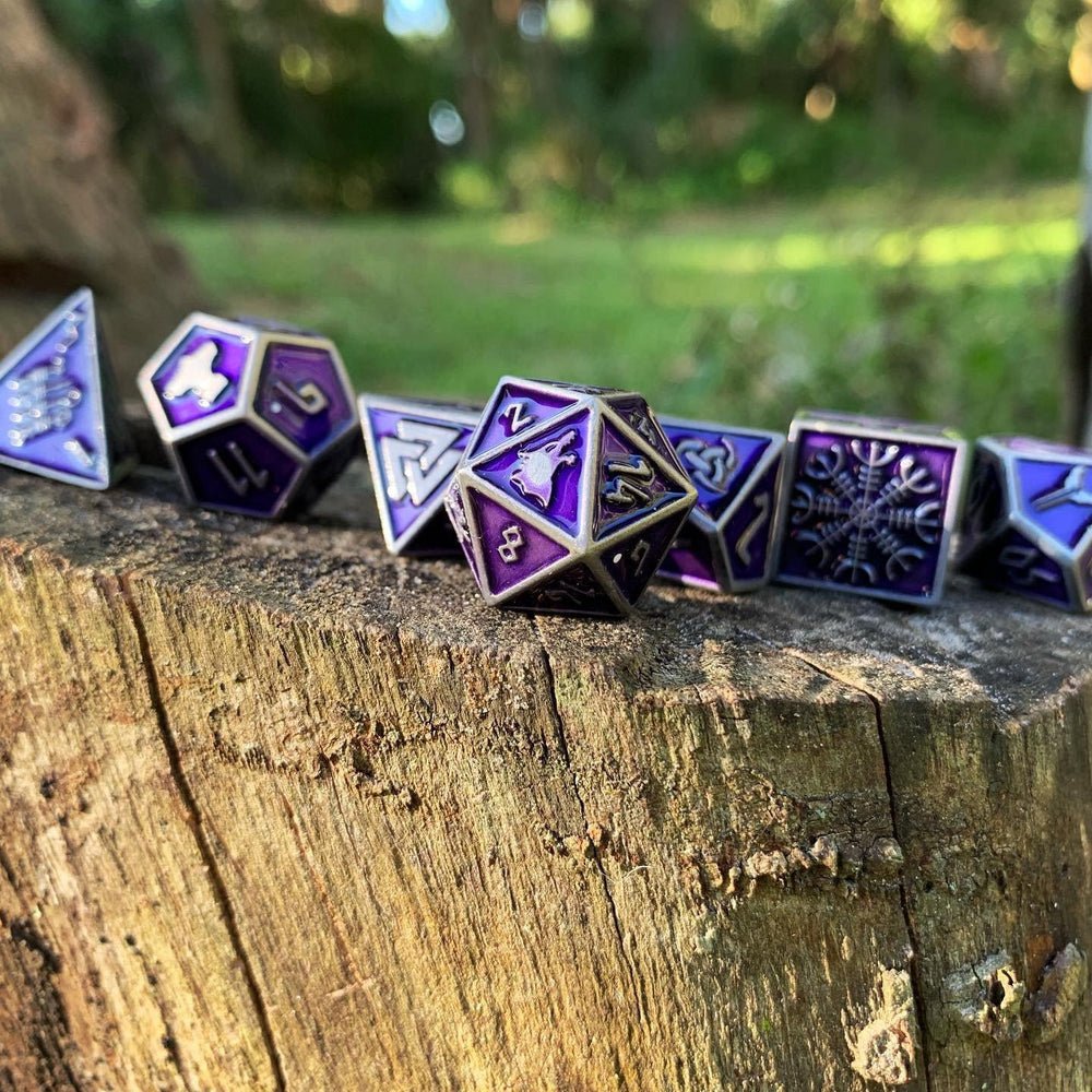 Doppelgänger - Norse Themed Metal Dice Set (Online Only)