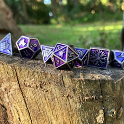 Doppelgänger - Norse Themed Metal Dice Set (Online Only)