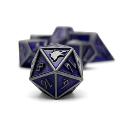 Doppelgänger - Norse Themed Metal Dice Set (Online Only)