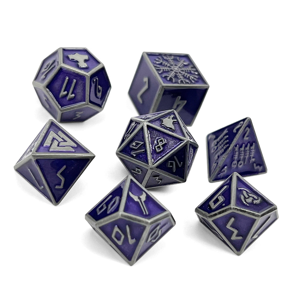 Doppelgänger - Norse Themed Metal Dice Set (Online Only)