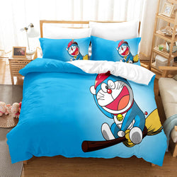 Doraemon Cosplay Bedding Set Quilt Cover Room Decoration (Online Order Only)