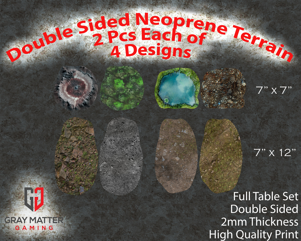 Double Sided Neoprene Terrain Table Set (Online Order Only)