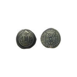Adventure Coins – Pirate Doubloon Metal Coins Variety Pack Set of 10 Historical