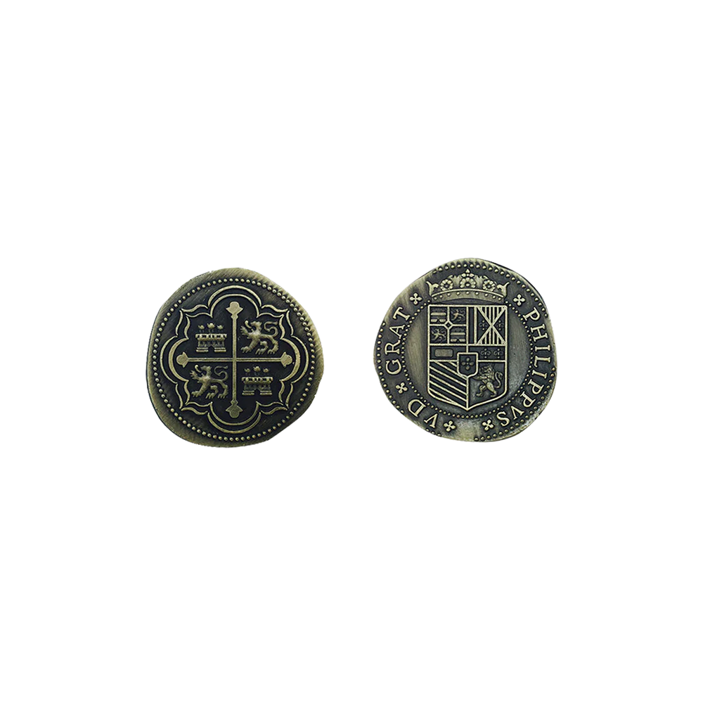 Adventure Coins – Pirate Doubloon Metal Coins Variety Pack Set of 10 Historical
