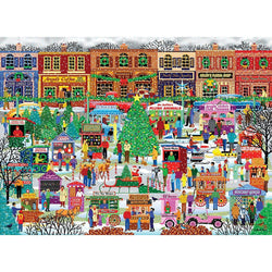 Downtown Holiday Festival 500 Piece Jigsaw Puzzle Eurographics (ONLINE ORDER ONLY)