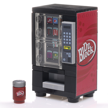 Dr. Block Soda Vending Machine made using LEGO parts