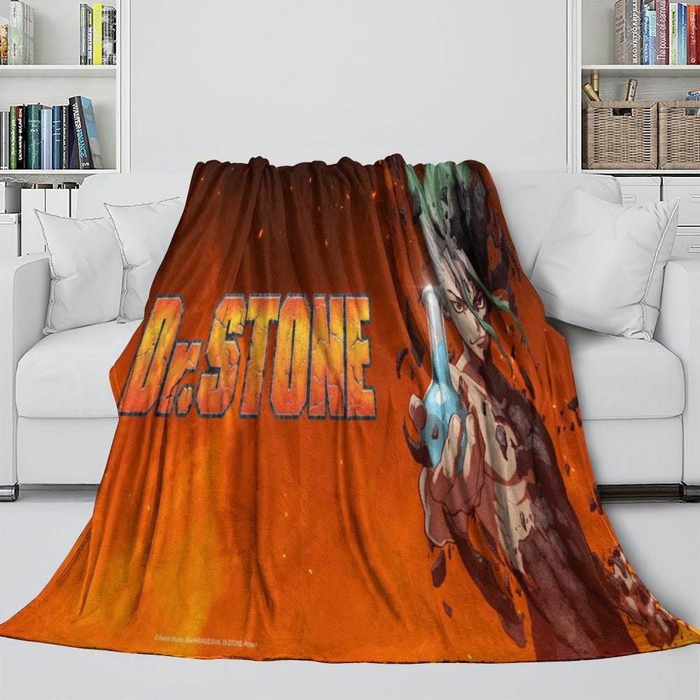 Dr Stone Hd Anime Blanket Flannel Fleece Throw (Online Order Only)
