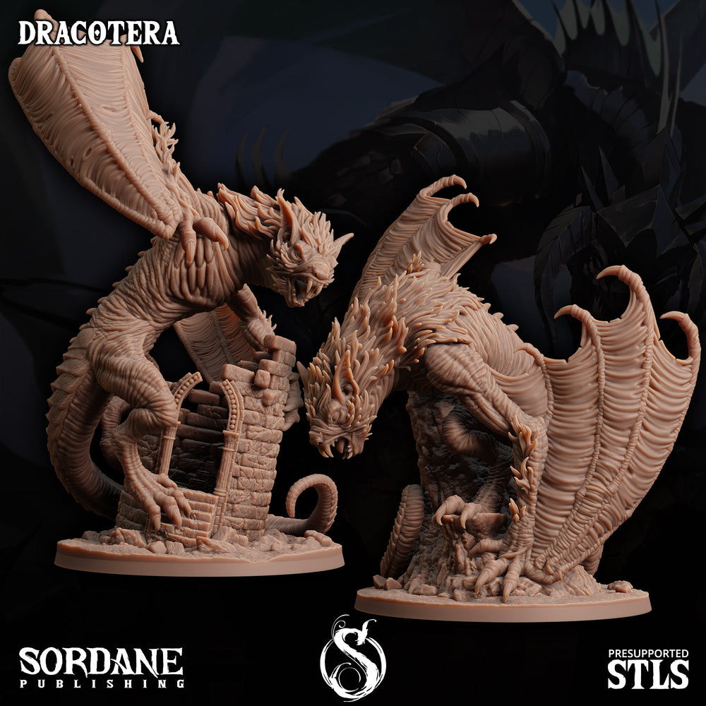 3D Printed Sordane Publishing Dracotera 28 32mm D&D (Online Only)