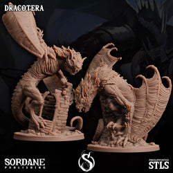 3D Printed Sordane Publishing Dracotera 28 32mm D&D (Online Only)