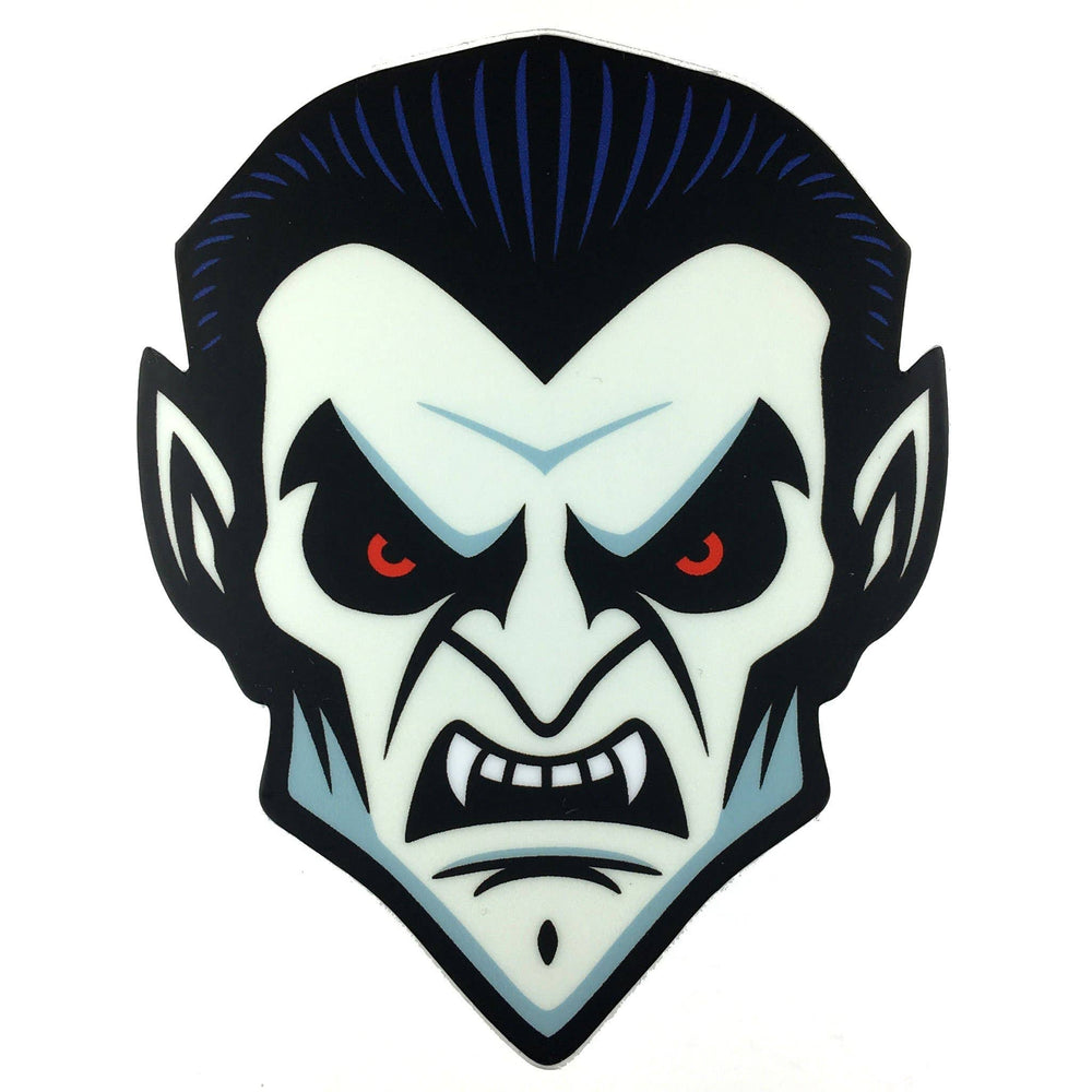 Dracula Head Sticker