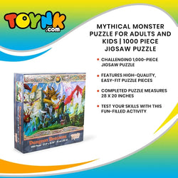 Dragon Denizens 1000 Piece Jigsaw Puzzle Toynk