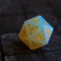 Dragon Shield Opalite Gemstone DND Dice Set (ONLINE ORDER ONLY)