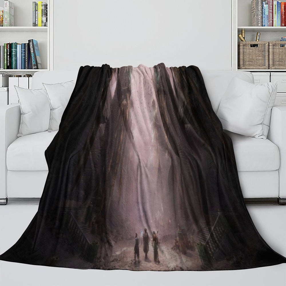 Dragon Age The Veilguard Blanket Flannel Throw Room Decoration (Online Order Only)