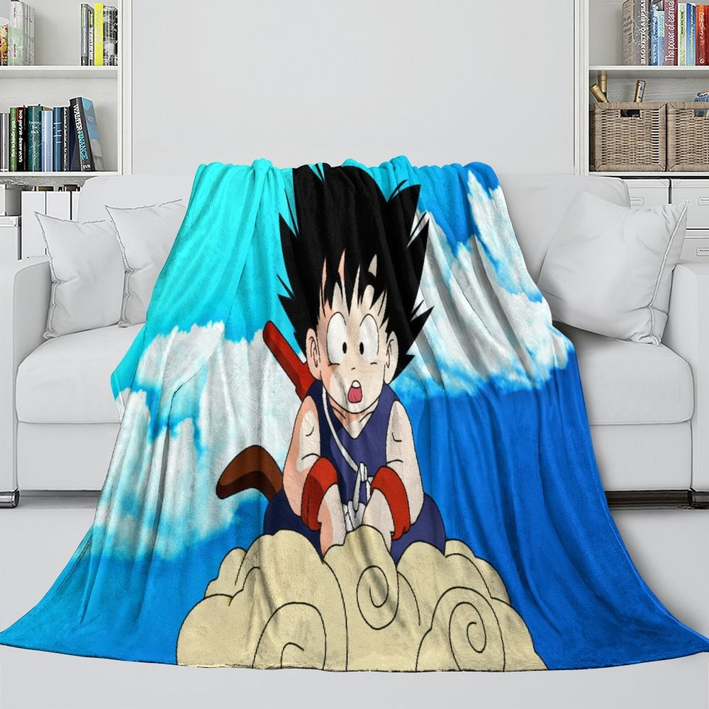 Dragon Ball Blanket Flannel Pattern Throw Room Decoration (ONLINE ORDER ONLY)