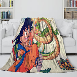 Dragon Ball Blanket Flannel Pattern Throw Room Decoration (ONLINE ORDER ONLY)