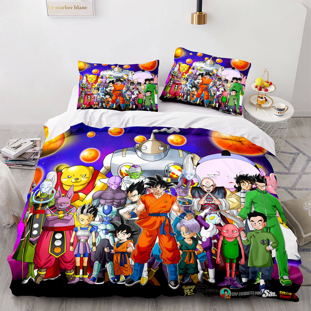 Dragon Ball Cosplay Bedding Sets Quilt Covers Without Filler (Online Order Only)