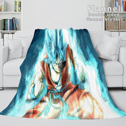 Dragon Ball Cosplay Flannel Blanket Throw Soft (Online Order Only)