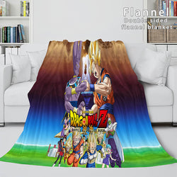 Dragon Ball Cosplay Flannel Blanket Throw Soft (Online Order Only)