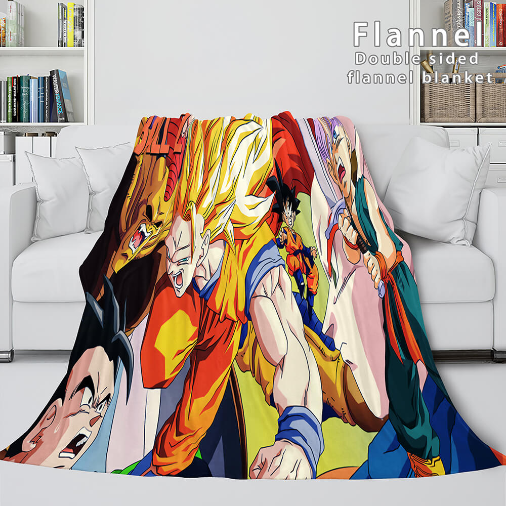 Dragon Ball Cosplay Flannel Blanket Throw Soft (Online Order Only)