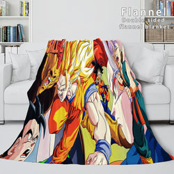 Dragon Ball Cosplay Flannel Blanket Throw Soft (Online Order Only)