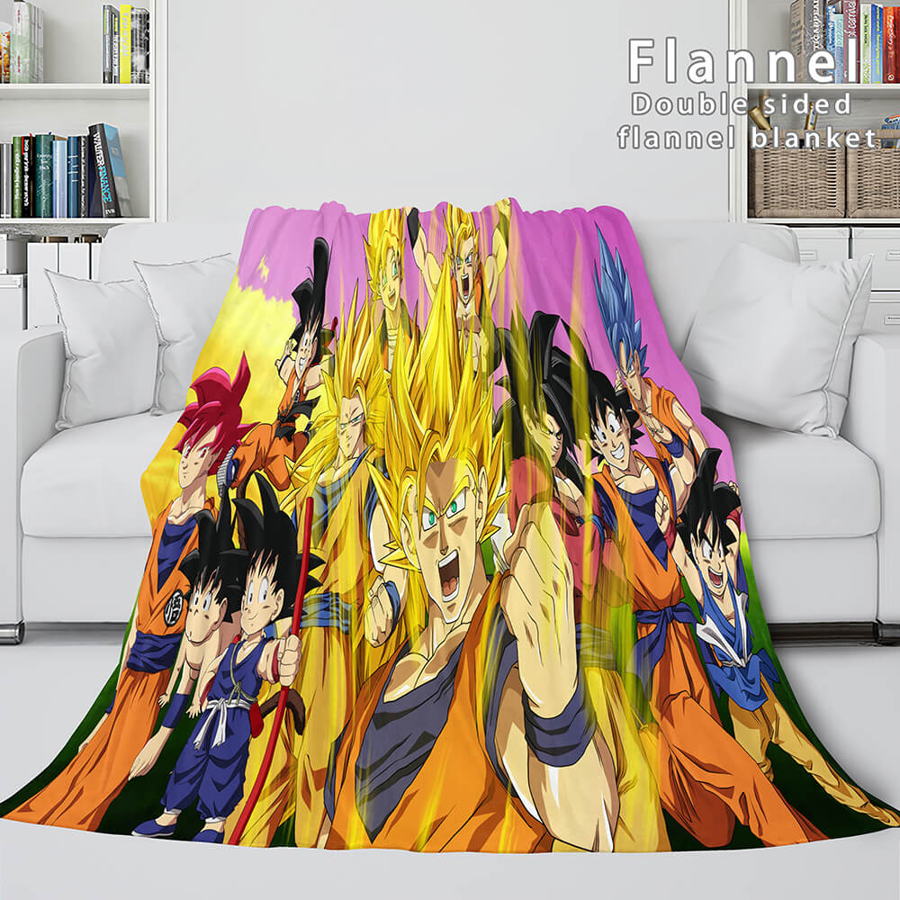 Dragon Ball Cosplay Flannel Blanket Throw Soft (Online Order Only)