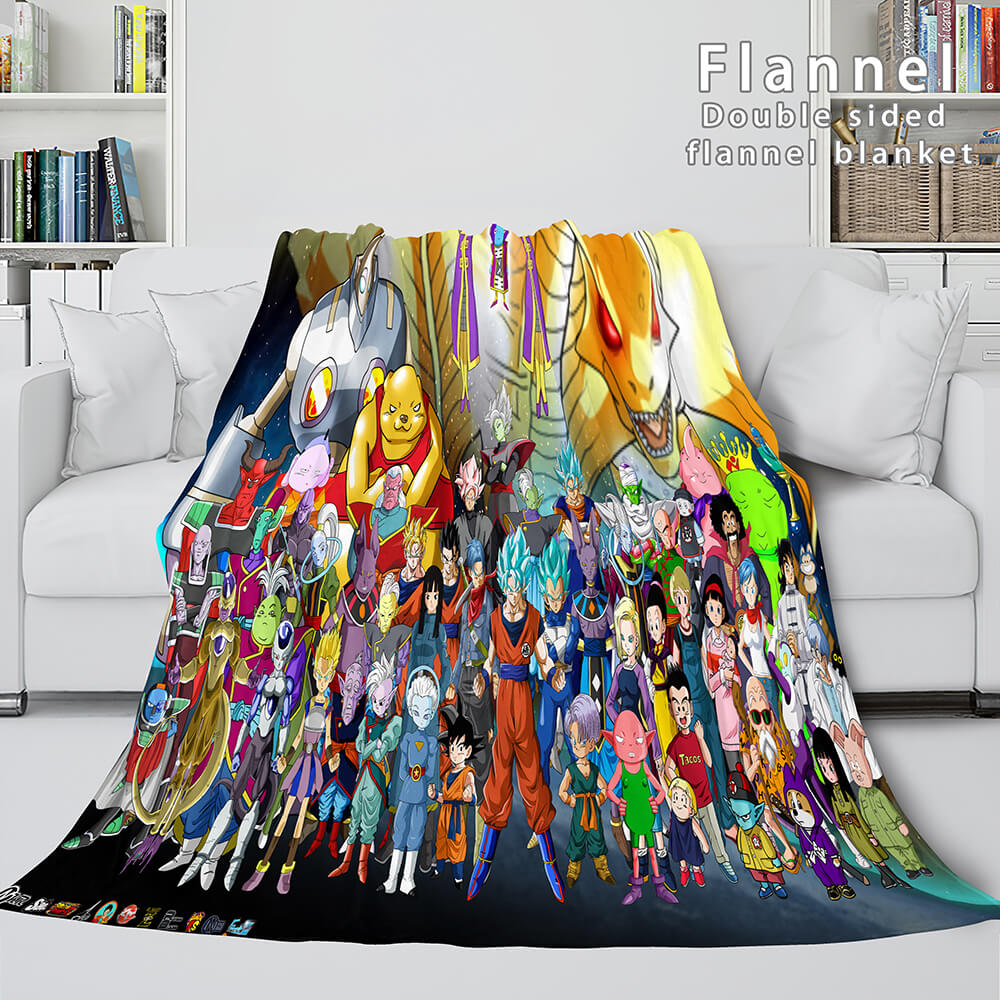 Dragon Ball Cosplay Flannel Blanket Throw Soft (Online Order Only)